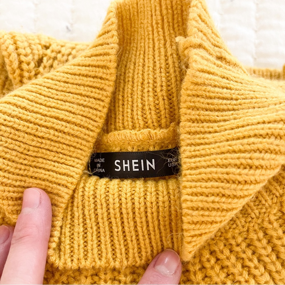 Yellow Turtleneck Sweater - Picture 4 of 4